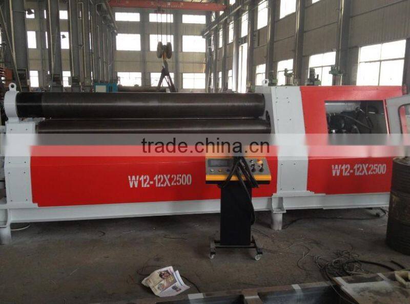 W12 series rolling machines with four rollers,plate bending rolls, Lapping machines