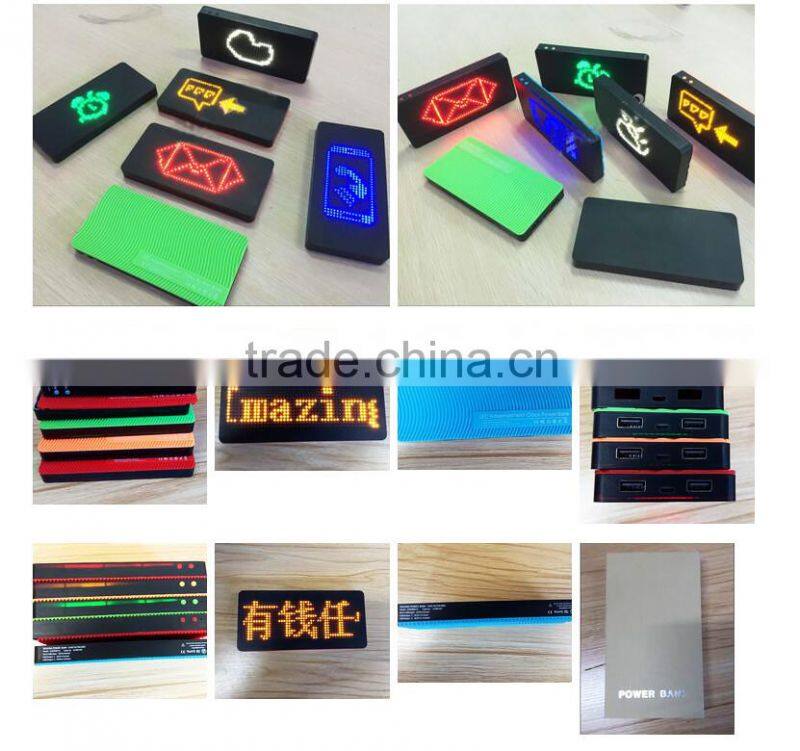 unique design dual usb port wholesale power bank 10000mah capacity