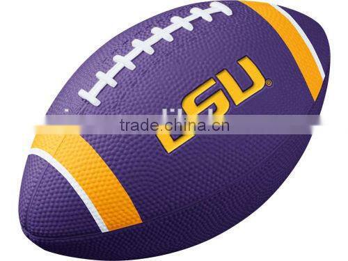 custom design rubber rugby balls American football