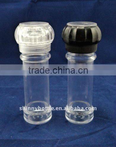 glass spice bottle, grinder shaker top