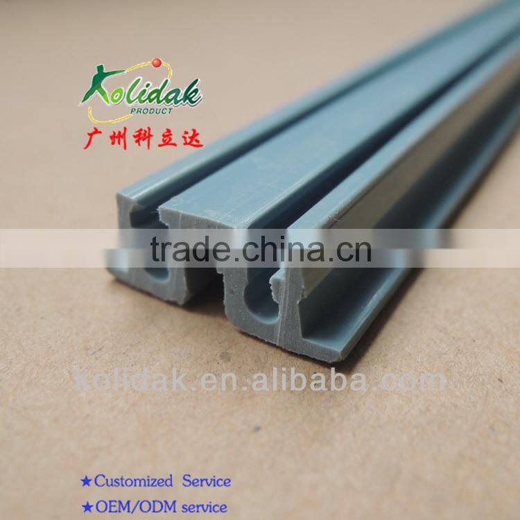W shape Hard TPV/TPU plastic profile extrusion
