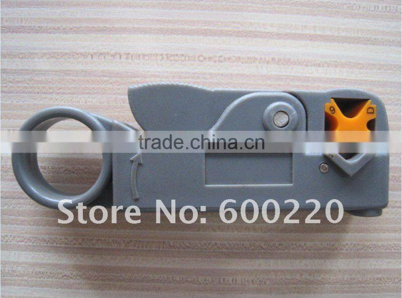 LS-332 Cable stripping tool for RG58 RG59 RG62 grey color coaxial cable stripper