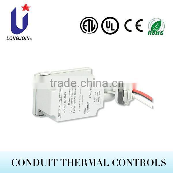 Swivel Control Thermal & Photoelectric Switch Wire-in Photocells
