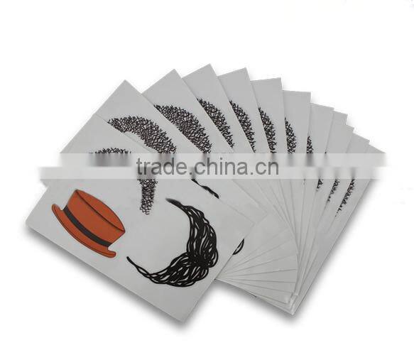 Die-cut printing white PVC sticker