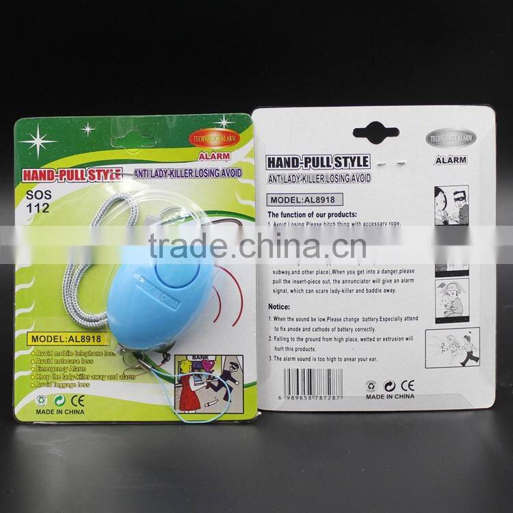 Personal Anti Rape anti Attack Safety Security Emergency mini Siren Alarm D8918