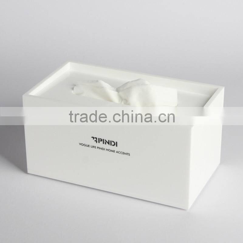 customized white acrylic box