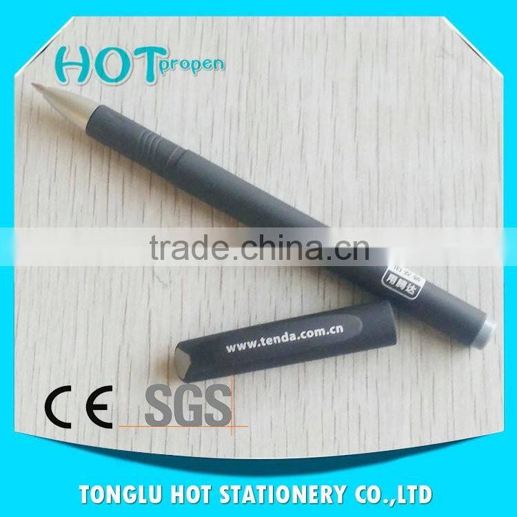 High Quality Personalized pad printing black neutral advertising ball pen
