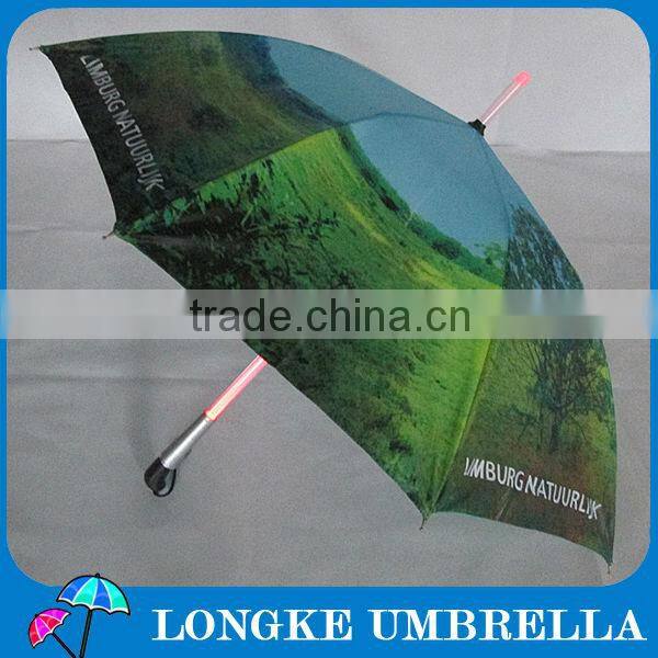 Shangyu skifull umbrella manufacturer modern design LED umbrella for long time use