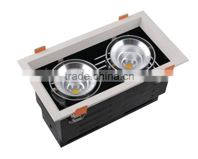 COB 50W LED Downlight Square High power recessed downlight big size downlight