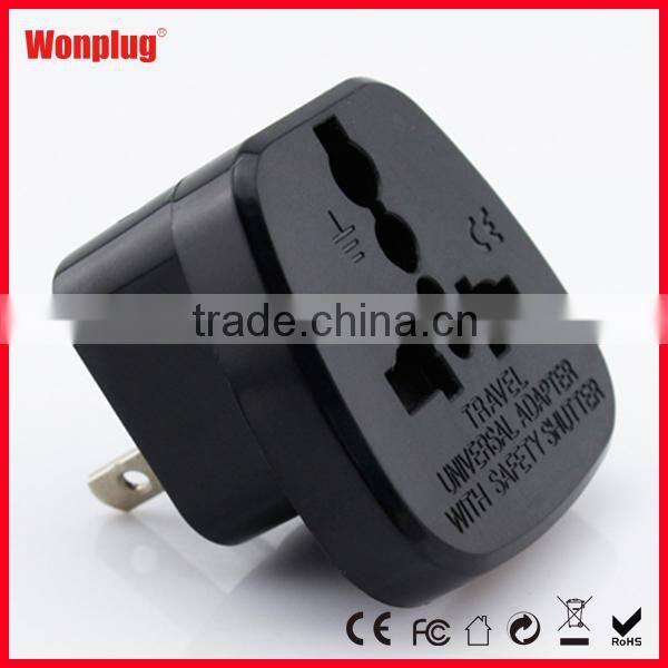 Universal EU UK AU to US USA AC Travel Power Plug Adapter Outlet Converter Hot