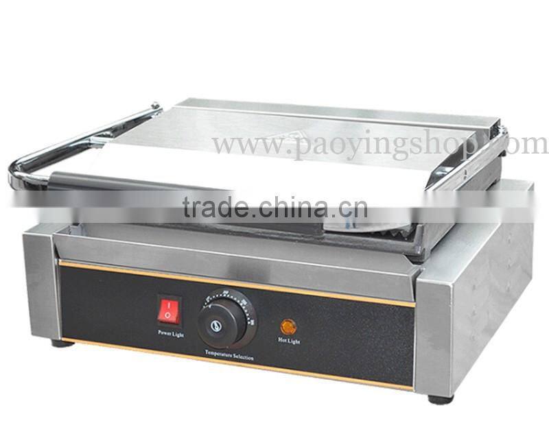 Commercial Use Non-stick Sandwich Plate 220v Electric Panini Contact Grills