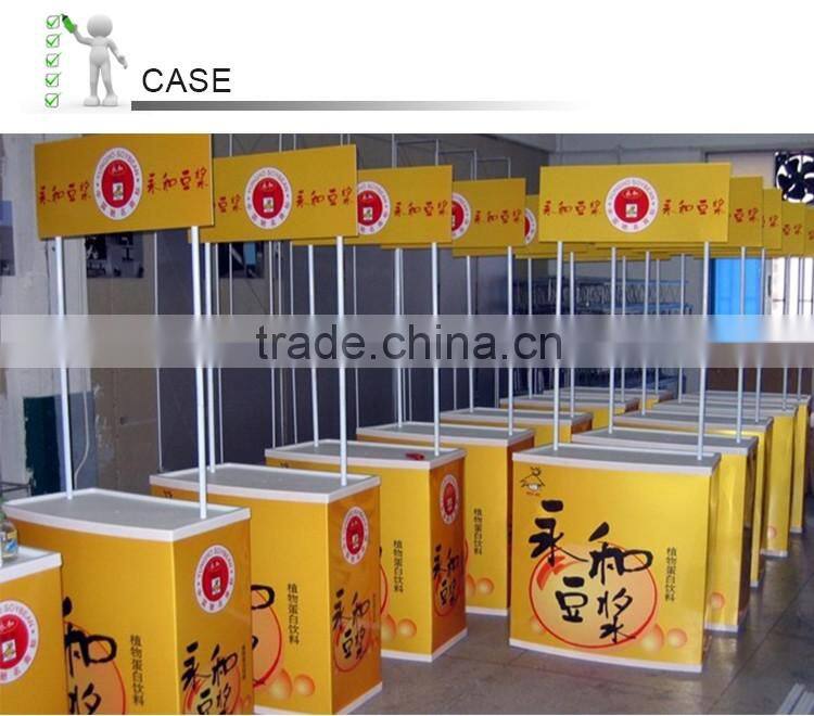 Exhibit Booth Promotional Counter