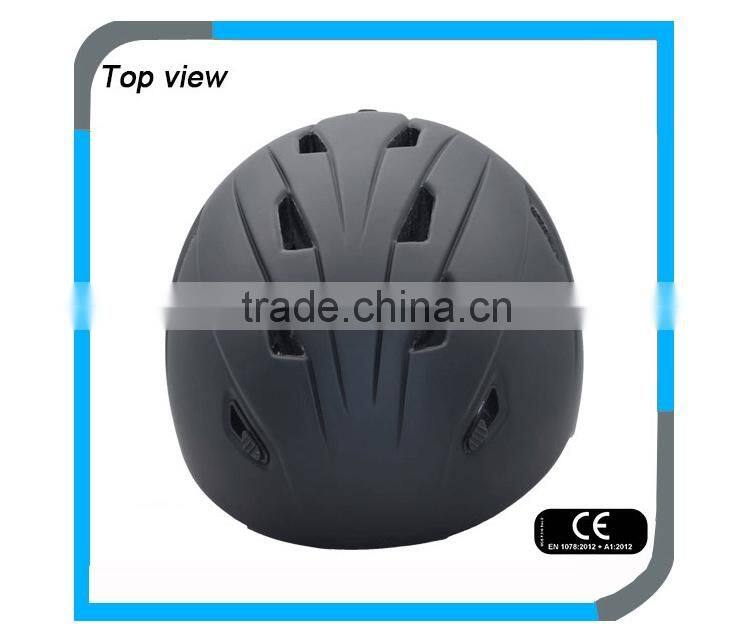 customize OEM in mould CE EN1077 white ski snow helmet with PC shell for kids and lady