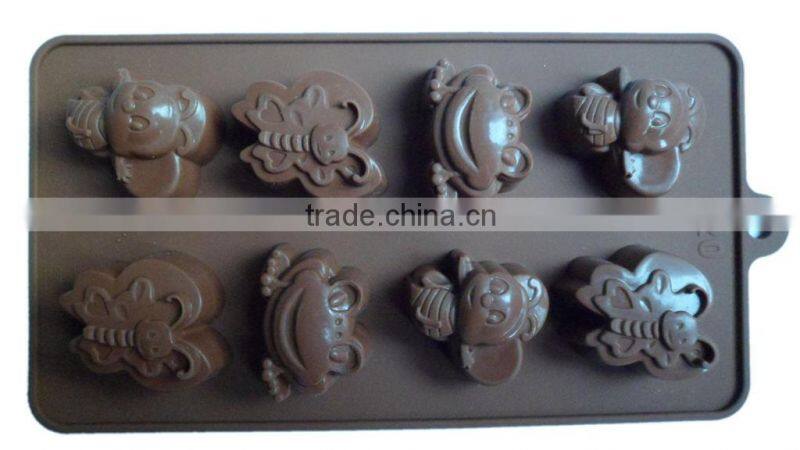 New Arrival Hot Silicone Chocolate Mould,Christmas Chocolate Mold
