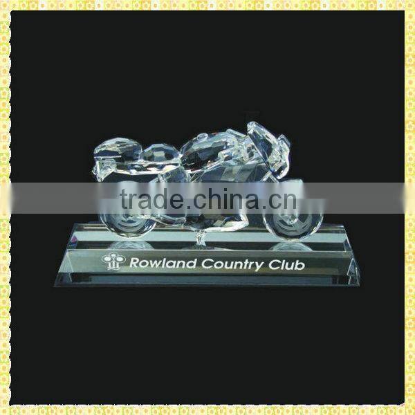Handicraft Antique Crystal Navvy Model For Business Annual Souvenirs