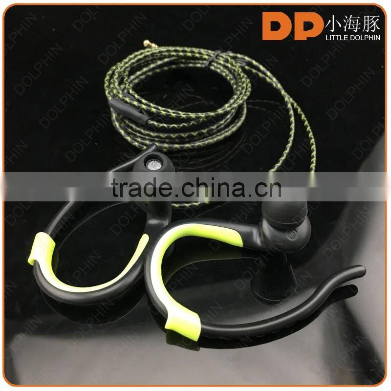 new products 2016 stereo earbuds in ear ear hook OEM earphone for used mobile phones