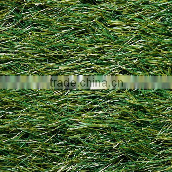 Natural look artificial turf grass