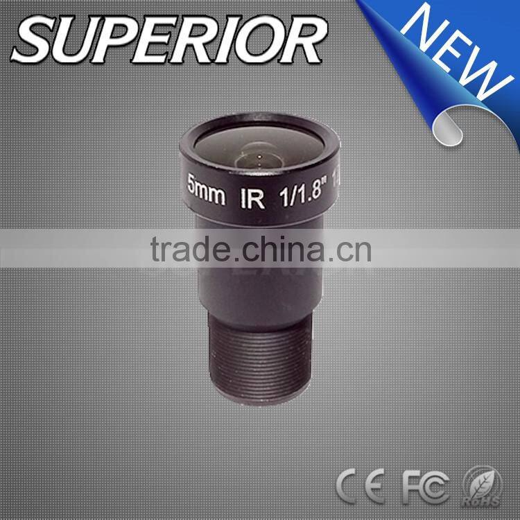 12MP 4K Board Lens 5mm with 1/1.8" format