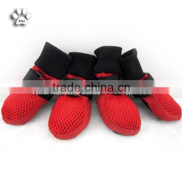 2014 Hot Sales JML Innovative Breathable Comfortable Mesh Dog Shoes Factory Pet Boots