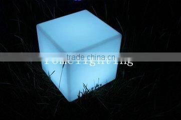 50CM Rome rotomolding light-emitting furniture wedding decoration bar led stool