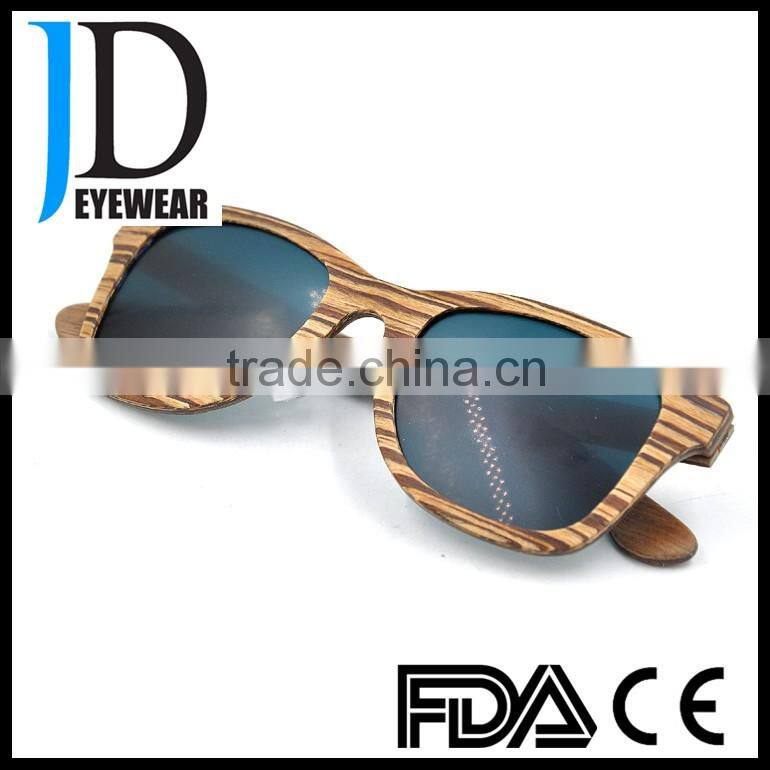Wholesale price custom engraved logo handcrafted vintage polarized wood sunglasses