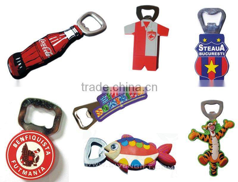colorful soft Plastic bottle opener for promotion use