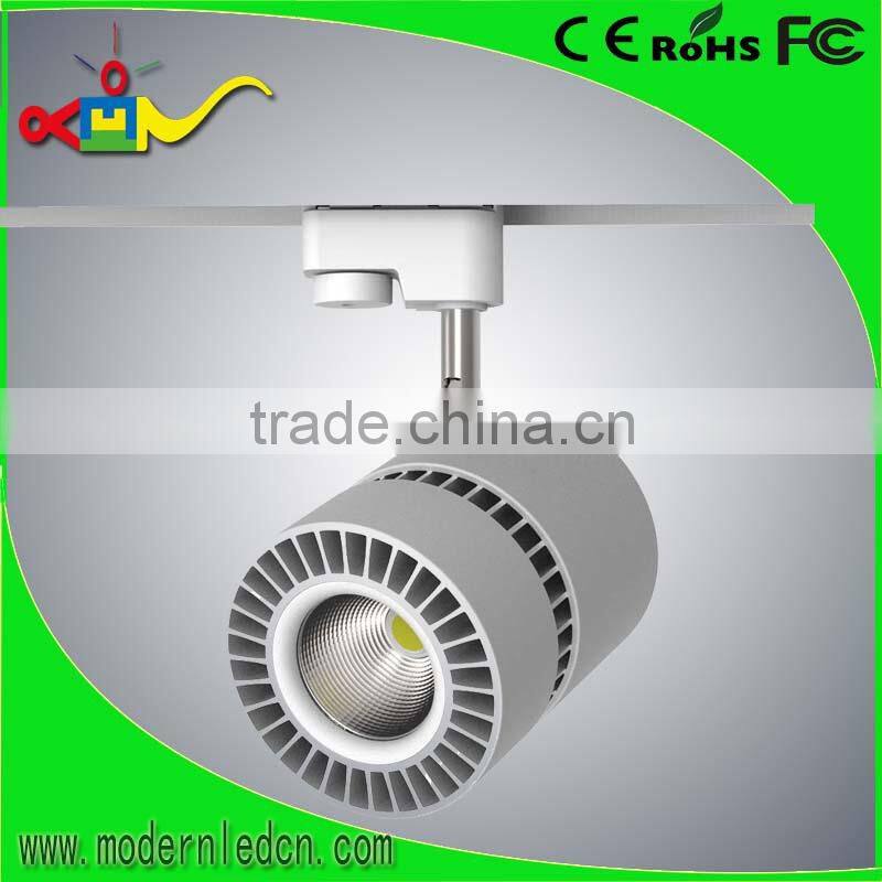 2016 new commercial lighting cob led track light 30w luces led