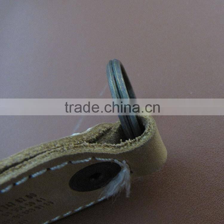 Promotional Leatherette Loop Valet Keychains