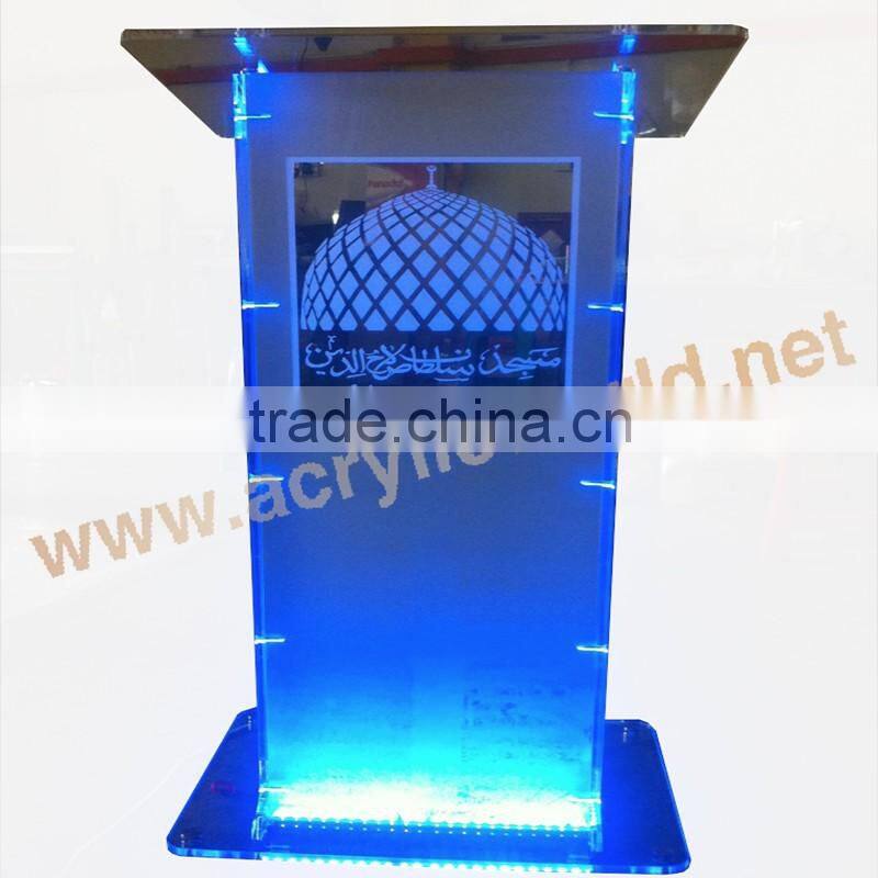 Acrylic podium stand factory/lectern display stand