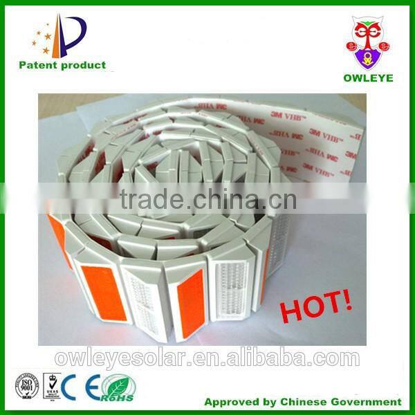 cat eye reflective roadside delineator/Line Type Guardrail Delineator Reflector