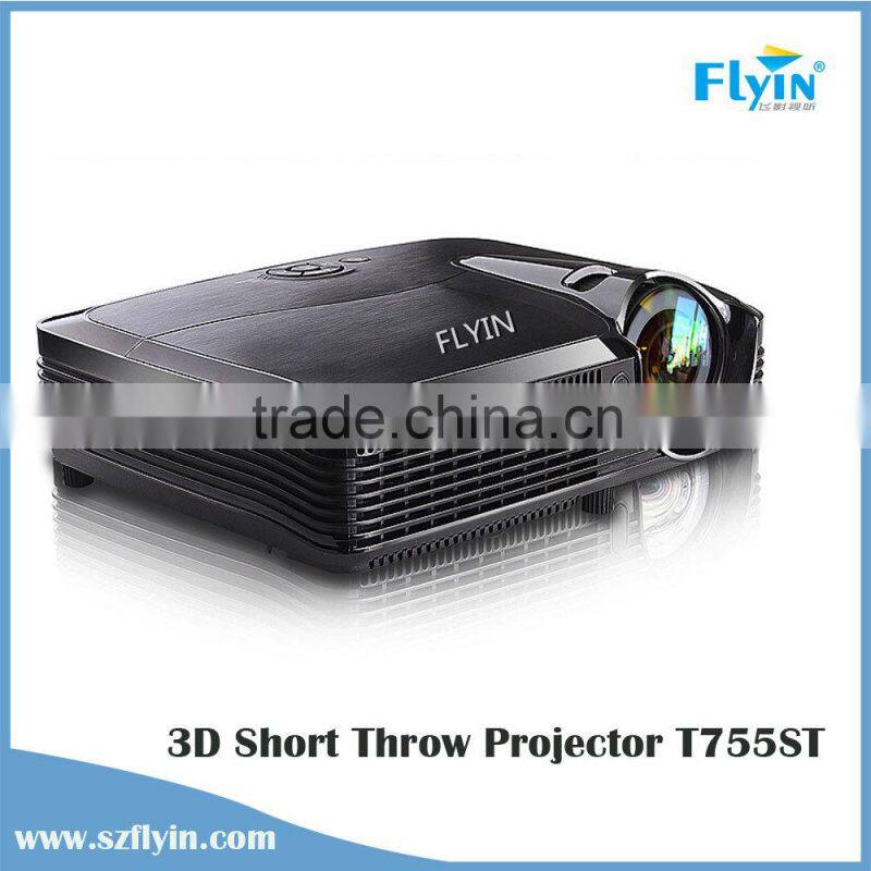 4500 Lumens T755ST 100inches projector screen 1080p Mini Led Projector