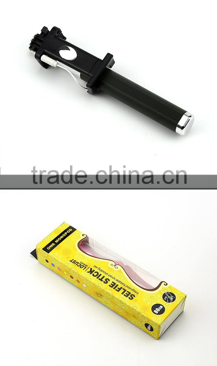 Light weight extendable stick universal removable selfie stick for phone with customized logo