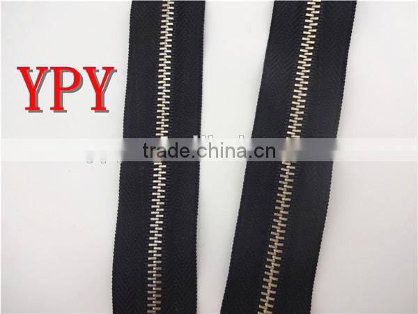 3# cupronickel teeth zipper roll