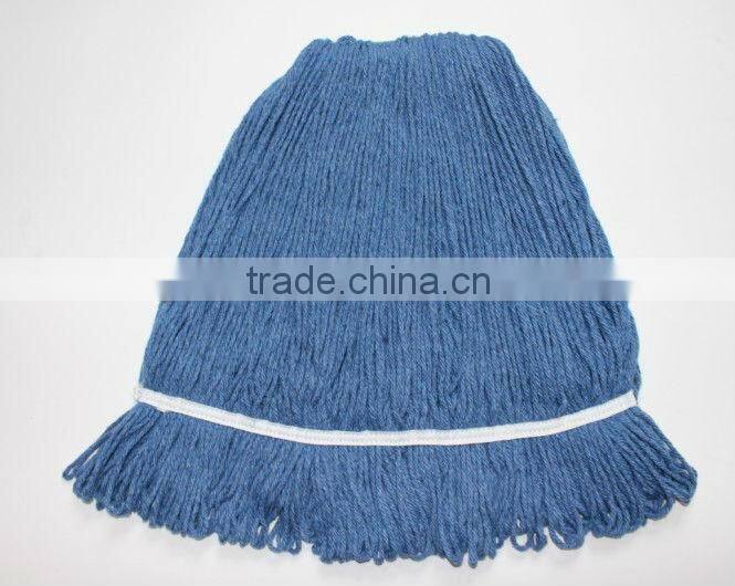 Floor blue microfiber cotton mop head