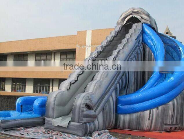 Hola yellow bouncy castle/inflatable bouncy castle with water slide/bouncer house