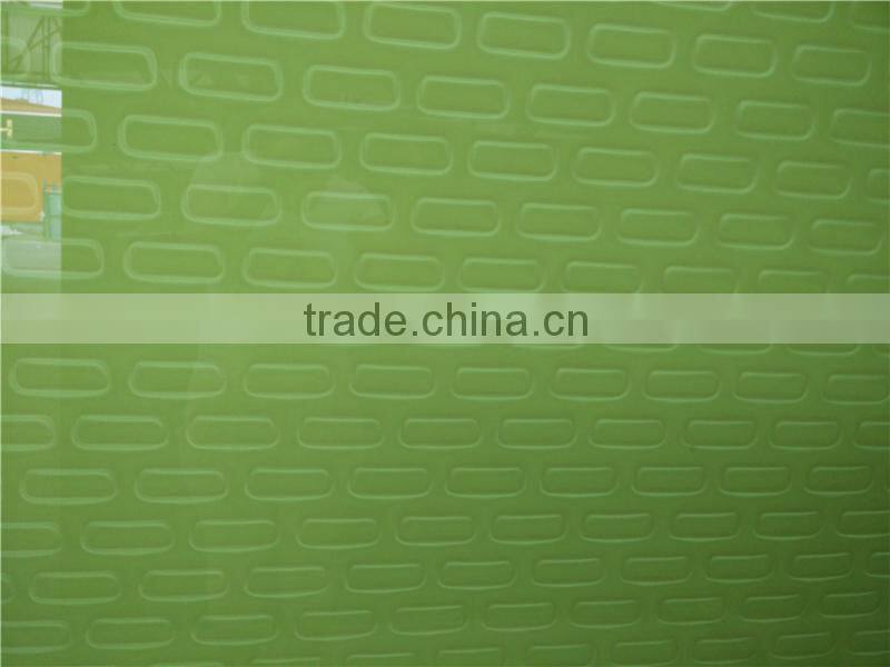 ivory color back painted decorative phantom 3d Glass panel