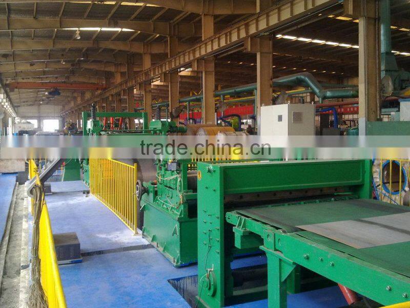plate decoiling flattening shearing machine