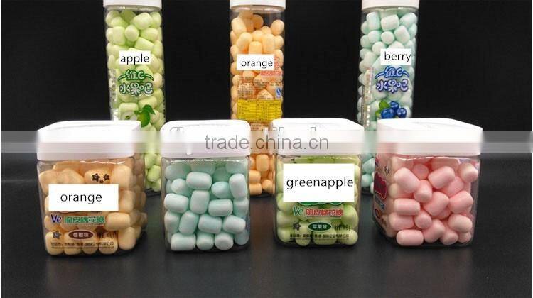 novelty marshmallow with blue color center filled