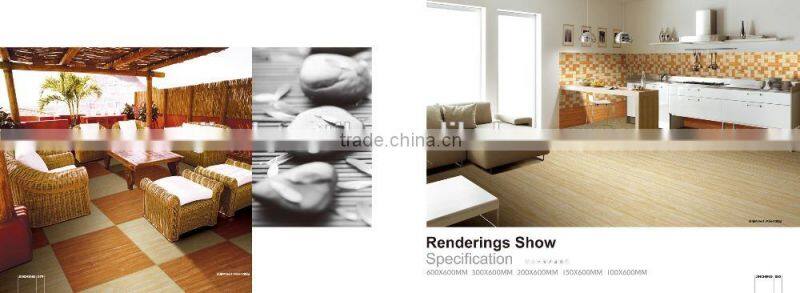 150x800mm 3D inkjet wooden look ceramic tile P5806