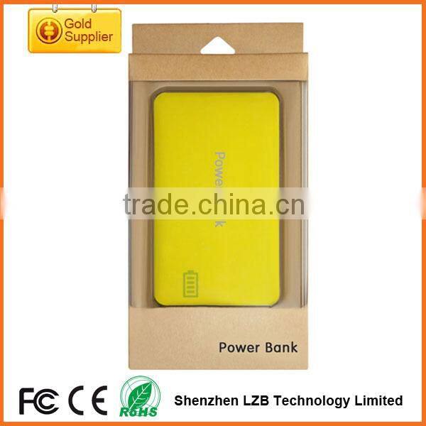 5600mah 2 USB output pwer bank,portable smart charger for mobile phone