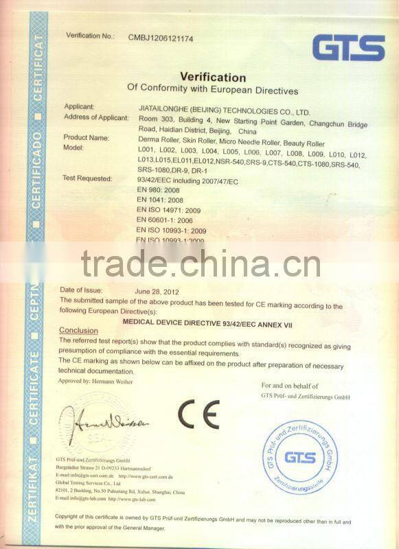 All size of Dermaroller types,CE Approved,derma roller price L001