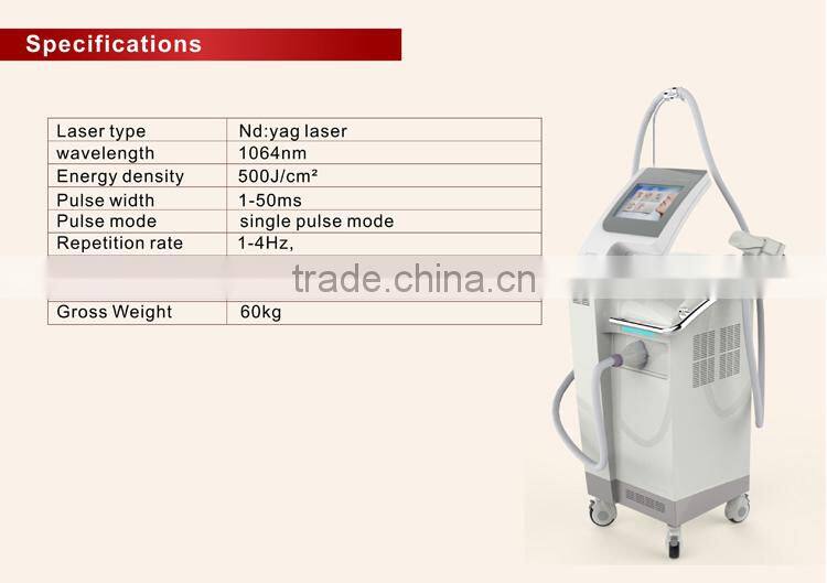 Popular Q-Switch ND Yag Laser Hair Removal Long Pulse LPUS-II
