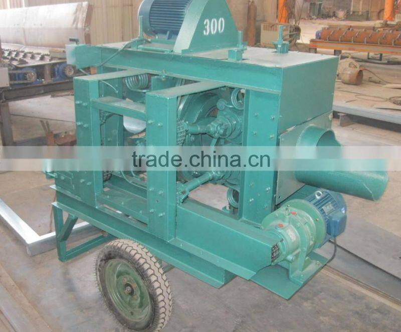 Ring type mobile wood debarker and wood debarker machine