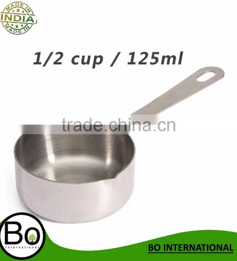 New Arrival 4pcs 1/4-1inch Stainless Steel Measuring Cups Spoon Set For Kitchen Measure Tool