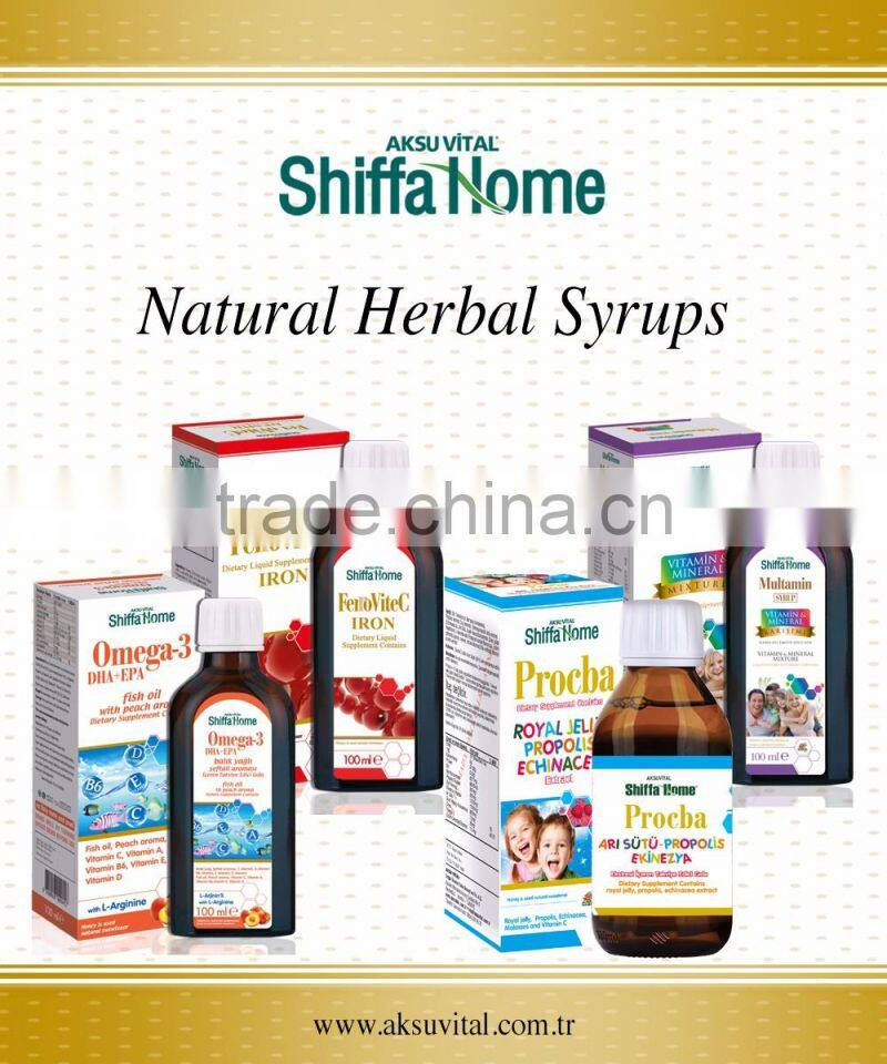 Natural Herbal Iron Syrup FerroViteC Vitamin C Syrup for Men