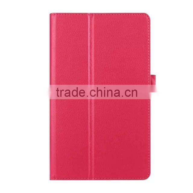 Quality Lychee Texure PU Leather Case with flip Stand For HUAWEI Media Pad M2 BUSINESS PROTECTIVE CASE
