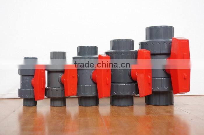 UPVC LEVEL HANDLE OCTAGONAL BALL VALVE