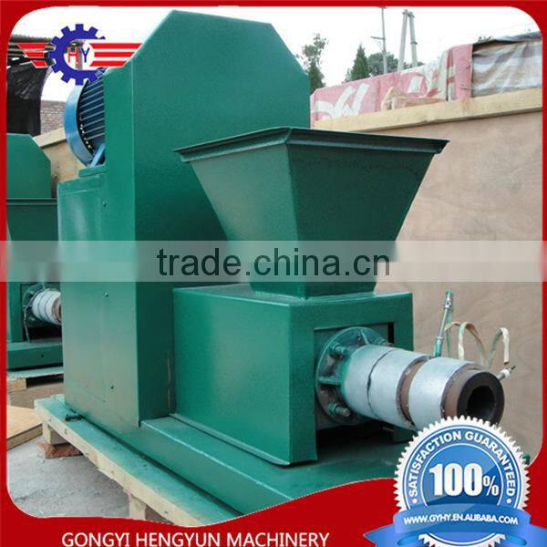 High capacity and no any binder wood sawdust barbecue charcoal briquette machine
