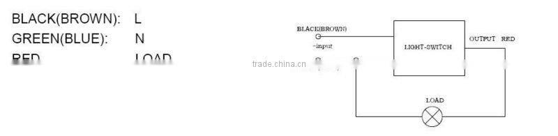 long distance wireless electronic light control sensor