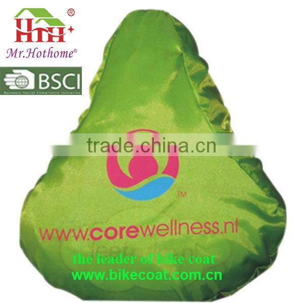 silk print bike saddle cover/bicycle saddle cover